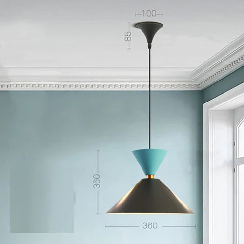 suspension géométrique nordique pour décoration intérieure moderne - vue 9 sur 10