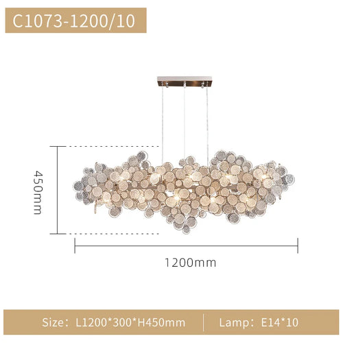 2023 Light Luxury LED Ceiling Chandelier Trend Villa Living Dining Room Pendant Lamp Modern Lustre Bedroom Hanging Light Fixture - vue 14 sur 13