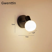 applique murale rotative moderne pour déco intérieure et éclairage