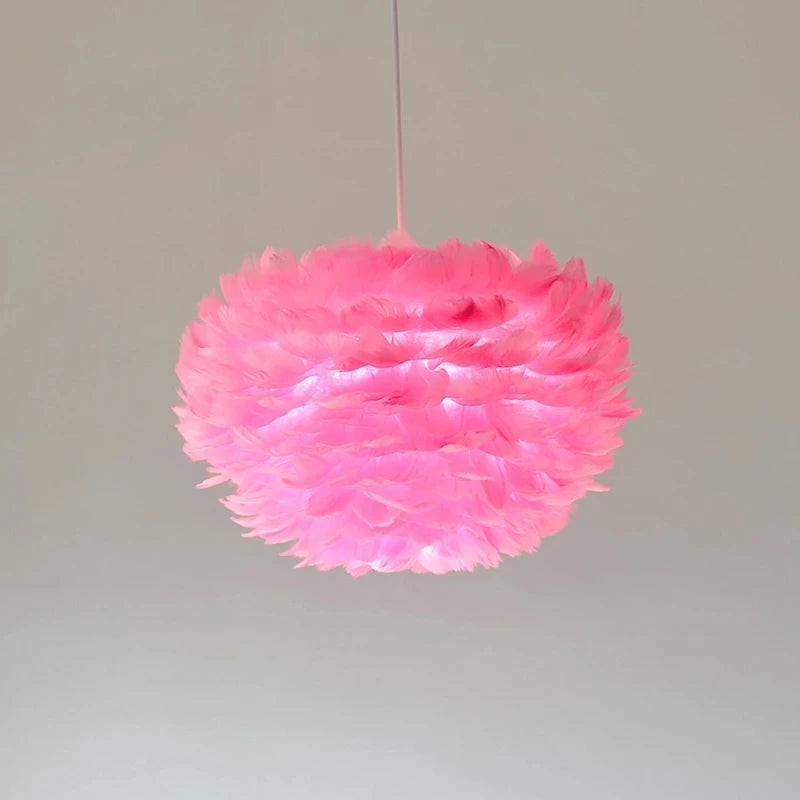 lustre moderne romantique led créative nordique suspendus éclairage - vue 3 sur 26
