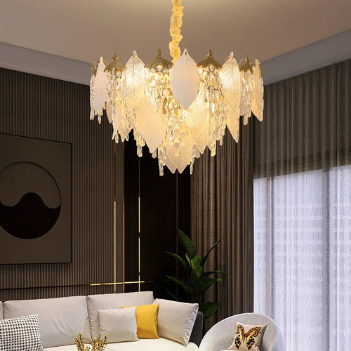 lustre en cristal design créatif pour éclairage moderne - vue 3 sur 11