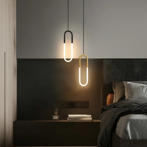 suspension design nordique moderne imperméable led décorative - vue 2 sur 18