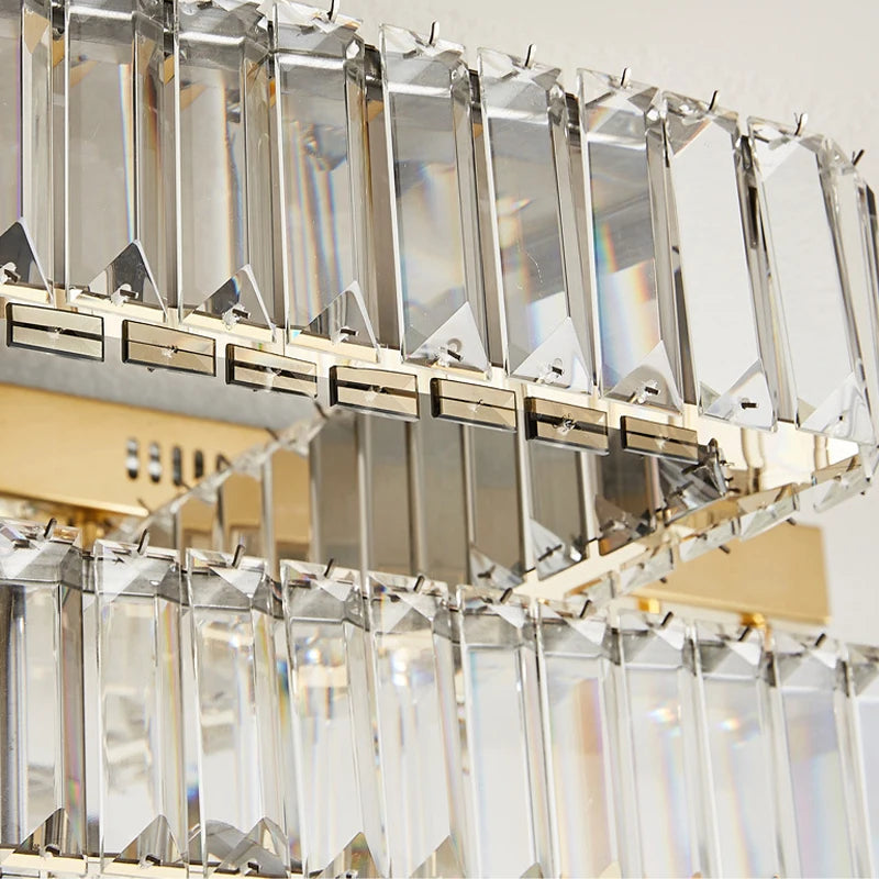 plafonnier Salon de luxe Smart Led moderne Hall brillant K9 cristal éclairage à la maison décoratifs - vue 5 sur 13