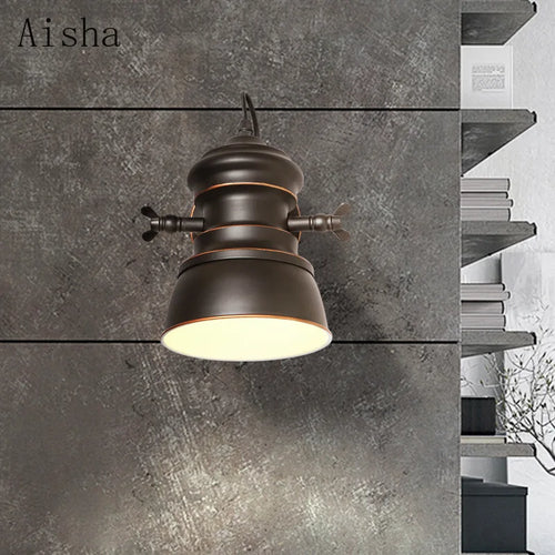 applique murale rétro style industriel pour intérieur créatif - vue 7 sur 7