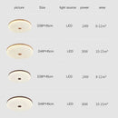 plafonnier en bois et led pour décoration intérieure moderne