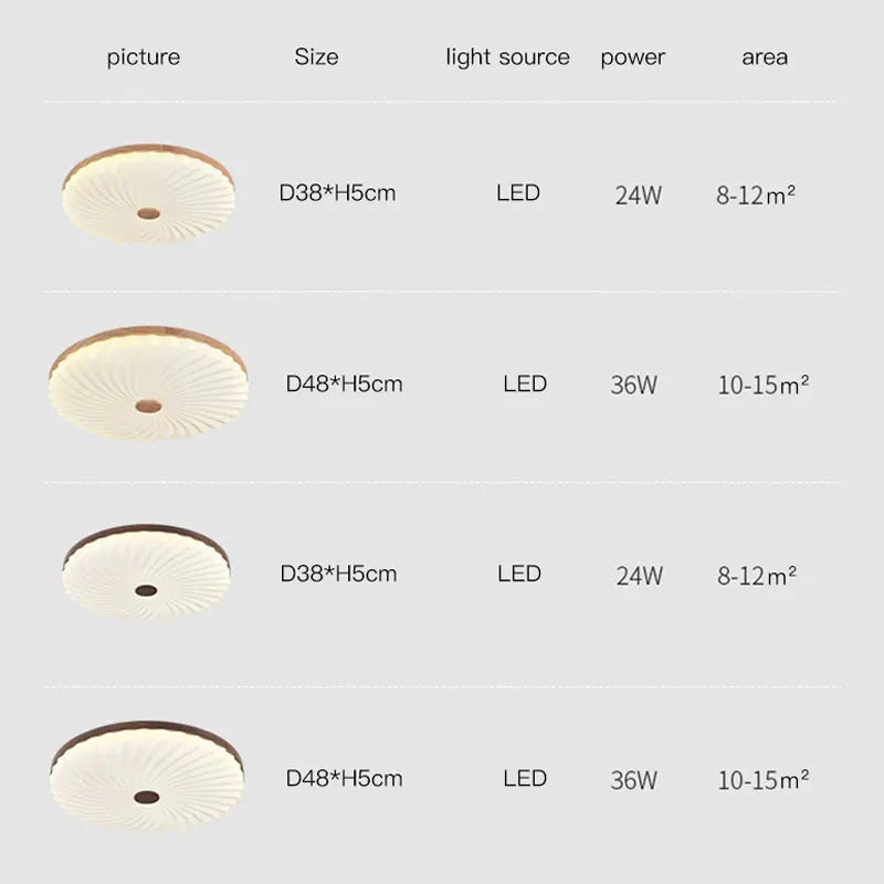 plafonnier en bois et led pour décoration intérieure moderne - vue 5 sur 10