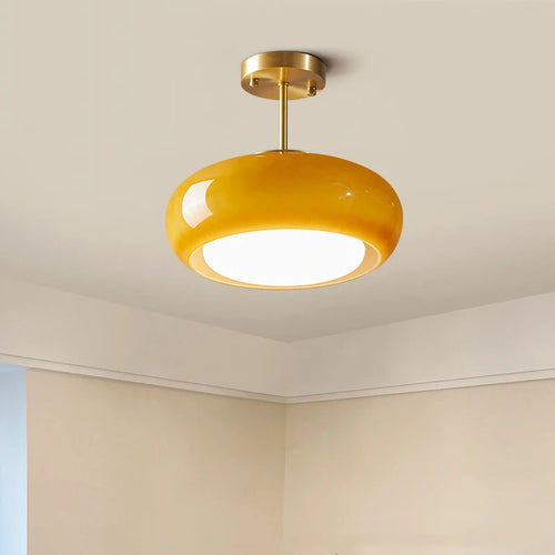 Plafonnier Moyen Simple Bauhaus Egg Tart - vue 3 sur 10