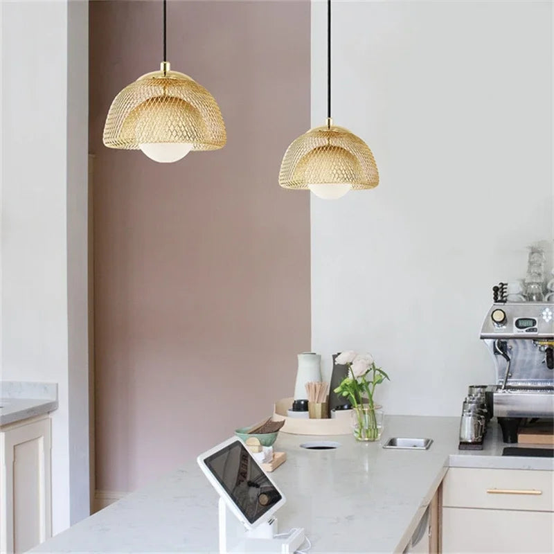suspension modernes en double fer design nordique - vue 3 sur 12