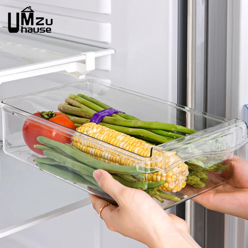 organisateur transparent pour légumes et fruits de cuisine - vue 2 sur 7