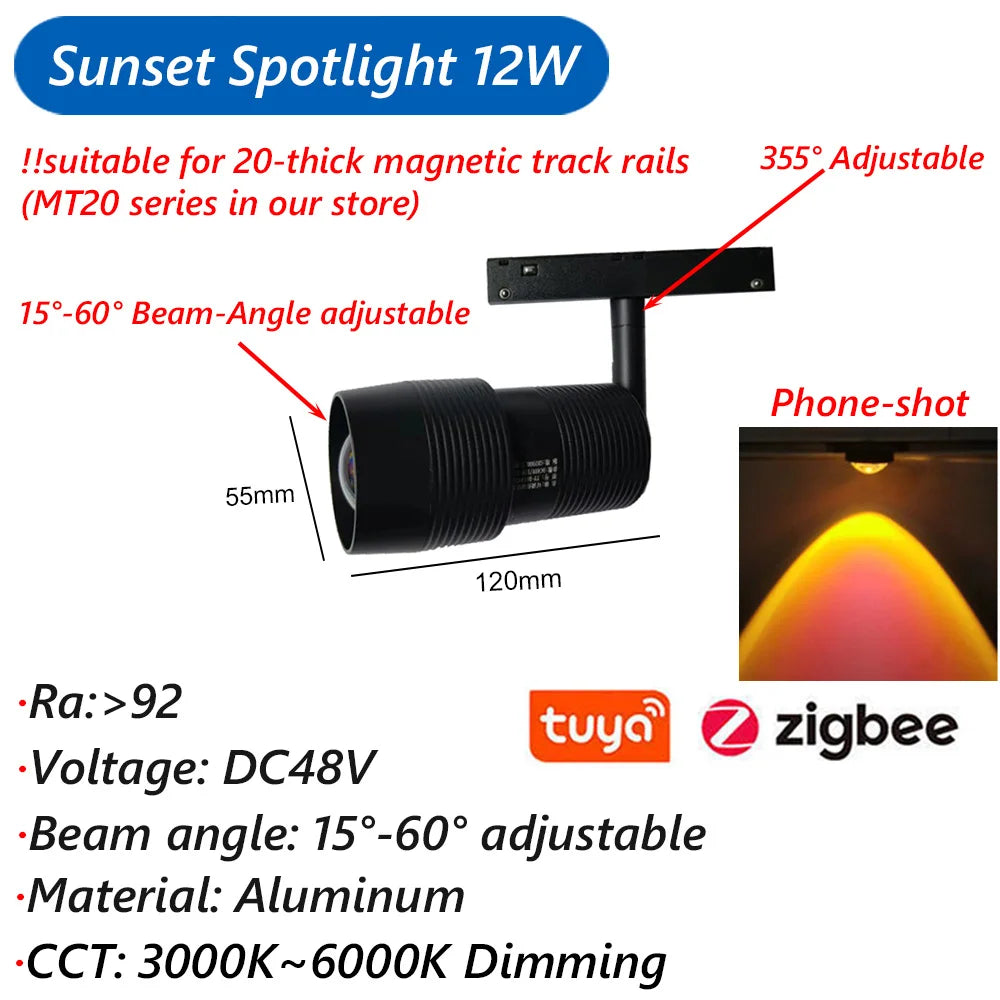 suspension zigbee3.0 intelligente avec lumière led moderne et connectivité - vue 27 sur 27