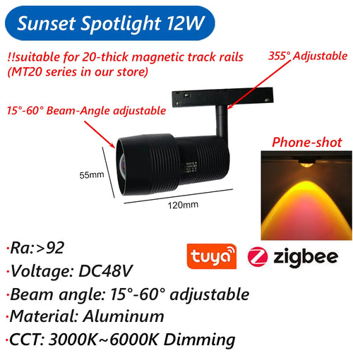 suspension zigbee3.0 intelligente avec lumière led moderne et connectivité - vue 28 sur 27