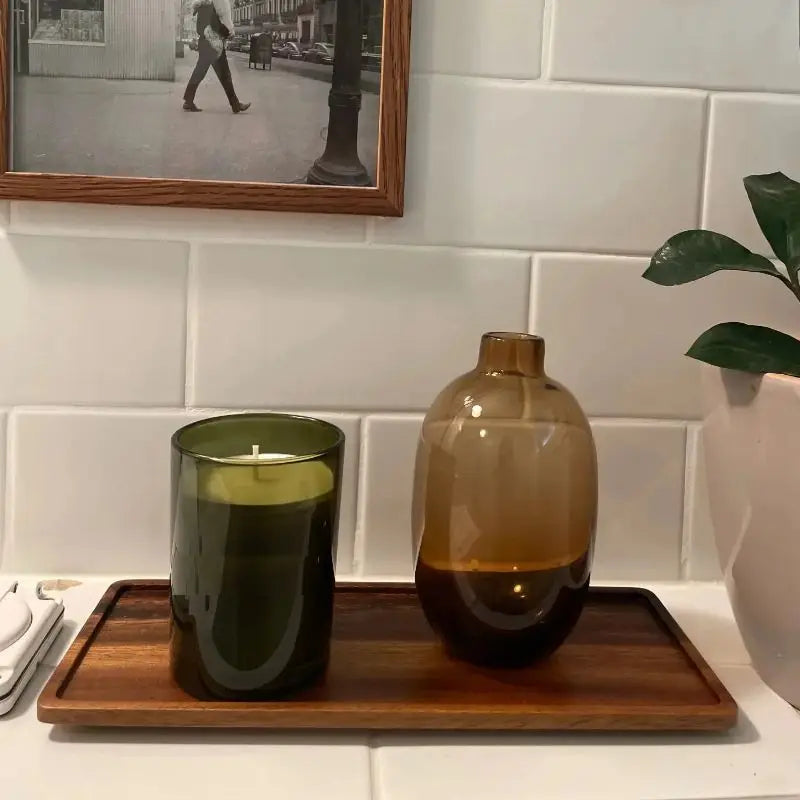 plateau en bois naturel pour fruits et collations - vue 3 sur 6