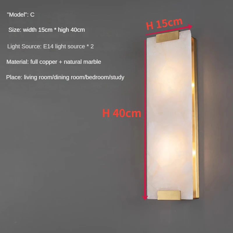 applique murale led en cuivre design créatif et personnalisable - vue 11 sur 11