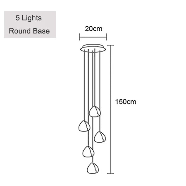 suspension moderne en cristal pour un éclairage élégant - vue 14 sur 15