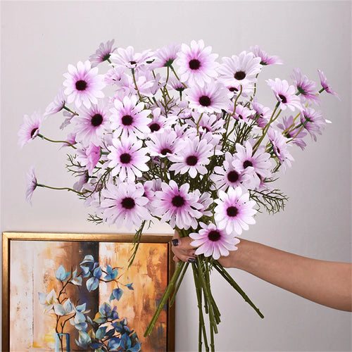 fleurs artificielles marguerites pour décoration mariage et bricolage - vue 9 sur 13