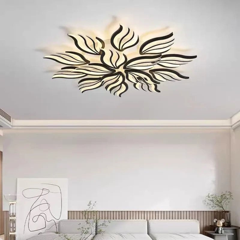 Plafond moderne à LEDs lampe chambre panneau plafonnier RC-dimmable luminaires salon éclairage intérieur salle à manger chambre cuisine - vue 7 sur 18