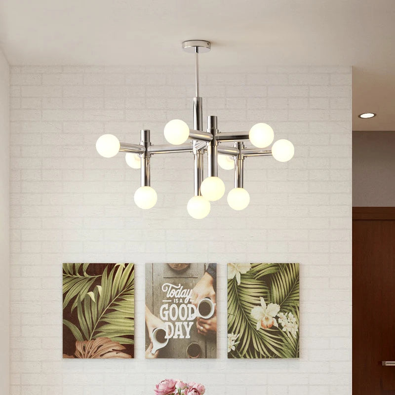 lustre de style bauhaus rétro pour intérieur élégant - vue 3 sur 7