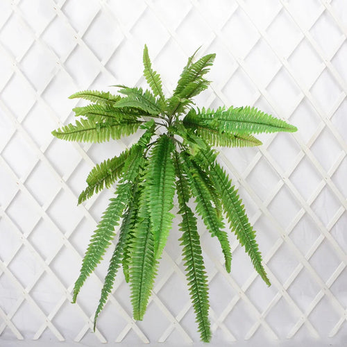 plantes artificielles suspendues grandes plantes tropicales en rotin décoratives - vue 11 sur 11