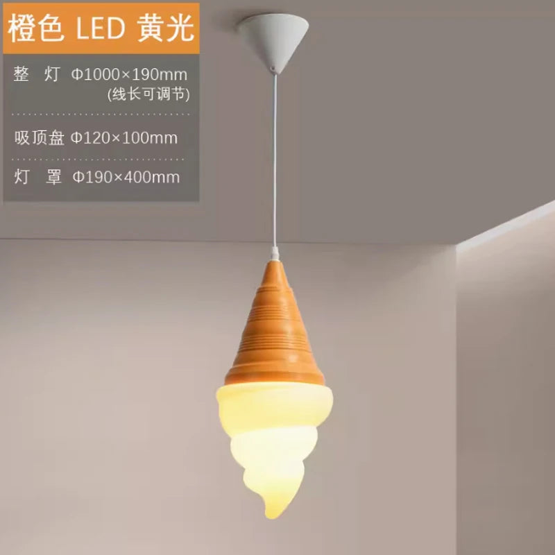 suspension créative en forme de crème glacée moderne - vue 13 sur 15