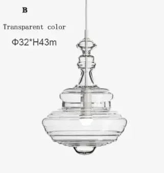 lustre nordique en verre pour un éclairage décoratif élégant - vue 13 sur 15
