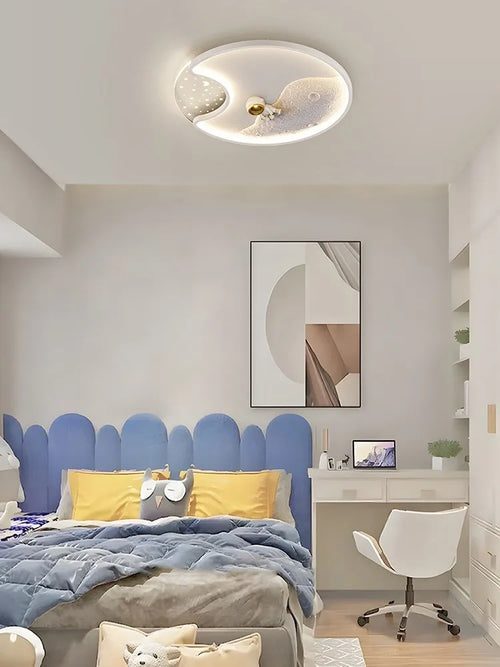 plafonnier lumineux enfant décoratif pour chambre bébé - vue 4 sur 12