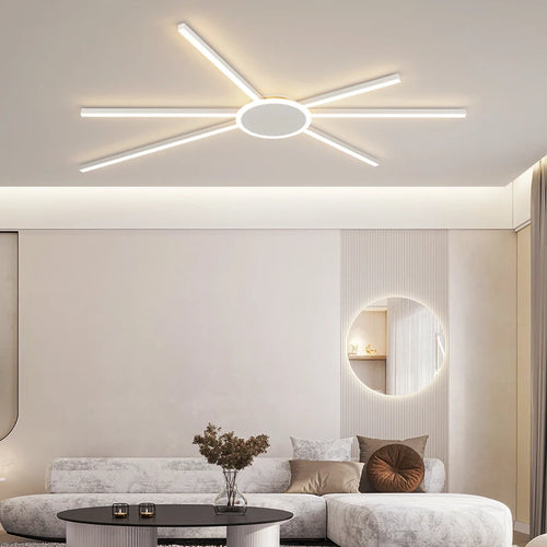 plafonnier LED décoratif géométrique pour intérieur moderne - vue 4 sur 12