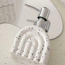 distributeur de savon en céramique portable pour shampoing et eau