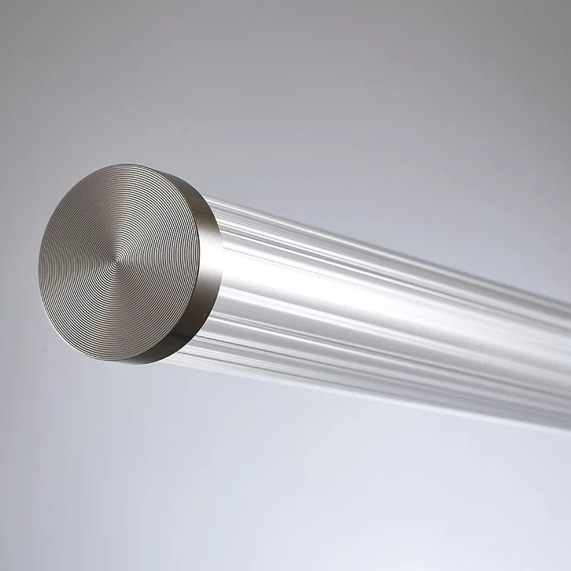 suspension moderne en verre de cuivre luxueuse - vue 9 sur 9
