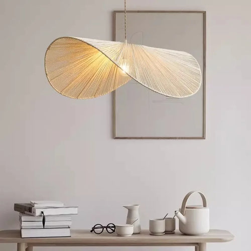 Lustre wabisabi japonaise faite à la main décorative - vue 2 sur 10