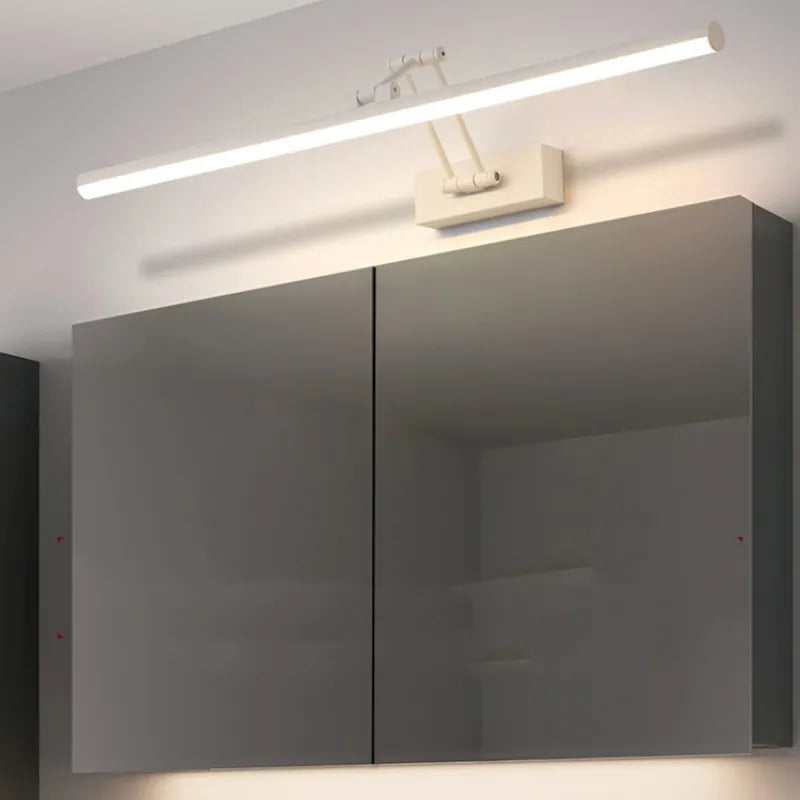 lampe led étanche pour miroir armoire pliable télescopique - vue 2 sur 16