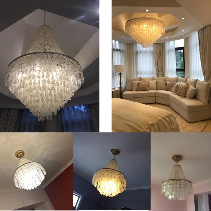lustre moderne à LED pour décoration intérieure élégante - vue 6 sur 10