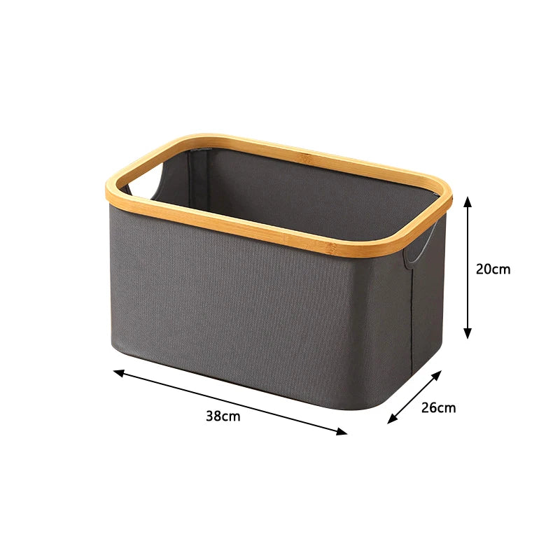 panier à linge pliable avec couvercle en tissu oxford - vue 16 sur 17