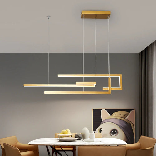 lustre suspendu moderne connecté pour maison intelligente - vue 5 sur 10