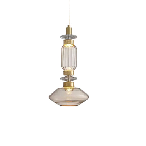 suspension design italienne en verre pour intérieur élégant - vue 12 sur 12