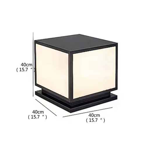 lampadaire d'extérieur vintage étanche moderne pour jardin et terrasse - vue 13 sur 14