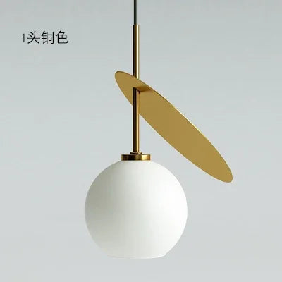 suspension moderne en verre pour décoration intérieure créative - vue 12 sur 12