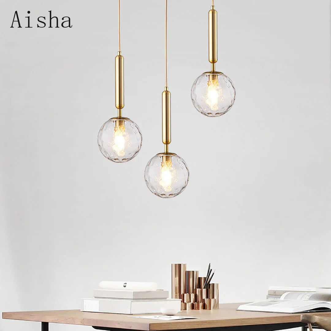 suspension moderne avec éclairage led design élégant - vue 3 sur 10
