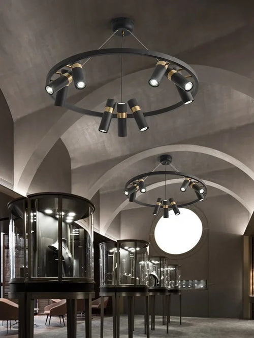Kitchen Island Hanging Spotlight Living Room Pendant Lamp Ceiling Chandelier Suspension - vue 5 sur 9