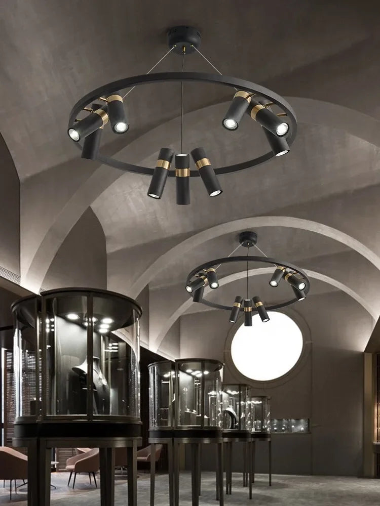 Kitchen Island Hanging Spotlight Living Room Pendant Lamp Ceiling Chandelier Suspension - vue 4 sur 9