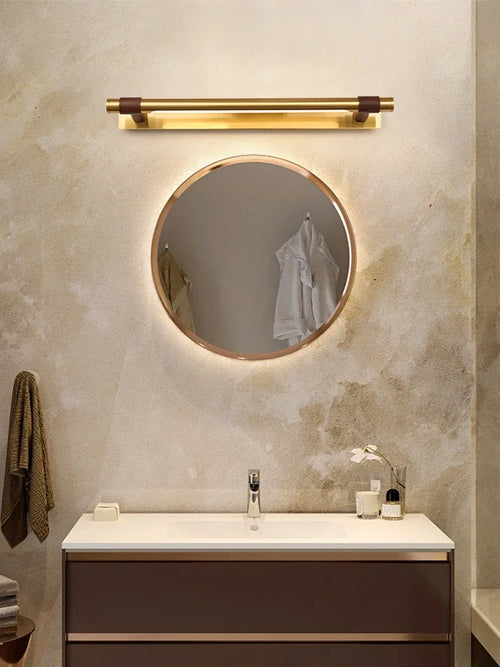 applique led moderne en cuivre pour miroir avant - vue 5 sur 15
