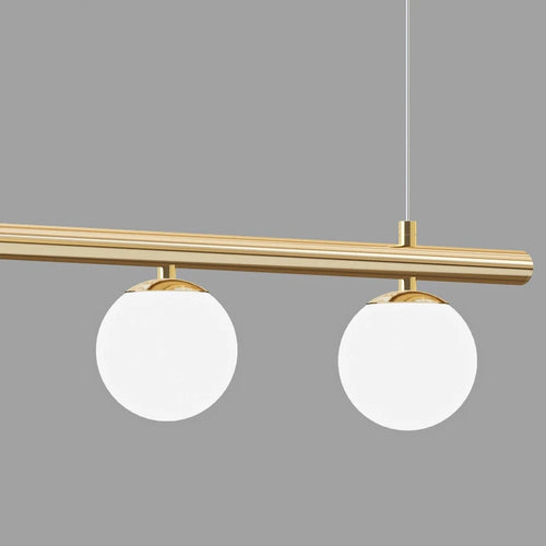 lustre design moderne abat-jour verre nordique éclairage bar luminaire suspendu - vue 7 sur 12
