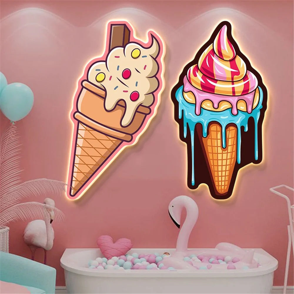 applique murale à led pour décoration lumineuse enfants et cafés - vue 5 sur 23
