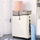 panier à linge pliable avec roulettes pour rangement divers