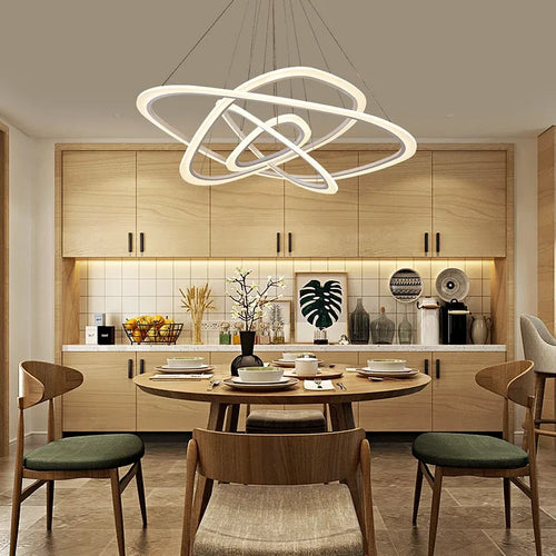suspension moderne à led pour décoration intérieure élégante - vue 6 sur 11