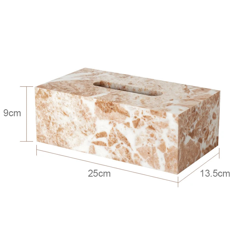 ensemble daccessoires en marbre naturel pour salle de bain - vue 17 sur 17