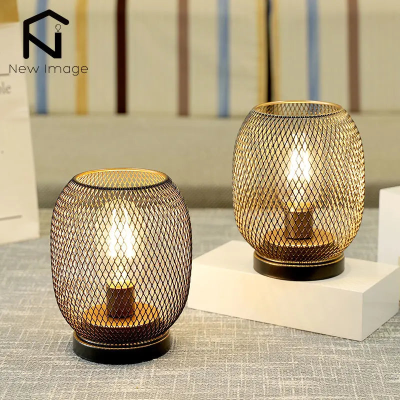 lot de 2 lampes de table rondes sans fil décoration mariage fête intérieur - vue 4 sur 9