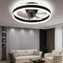Plafond moderne à LEDs ventilateur lumières synchronisation ventilateur électrique chambre décor ventilateur lampes suspendues pour plafond moderne décoration de la maison