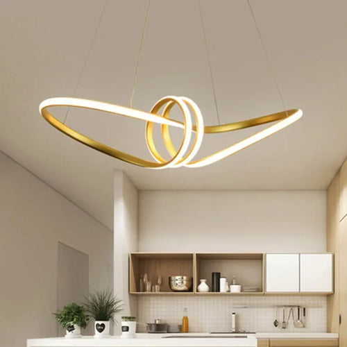 suspension moderne à led pour décoration intérieure élégante - vue 2 sur 13