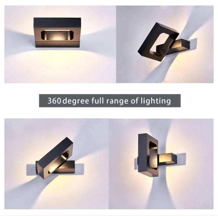 Modern Minimalist LED Wall Lamps, Aluminum Lighting, Home Decoration, Bedroom, Living Room, Aisle, Corridor, Lights - vue 2 sur 8