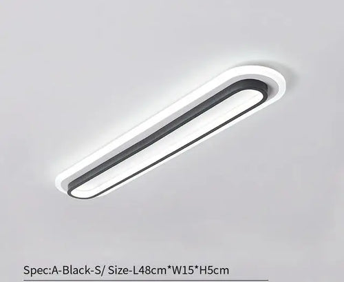 plafonnier moderne à bande led pour éclairage intérieur - vue 13 sur 12